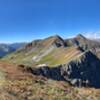 Drinkin' in the views before rippin' the descent.