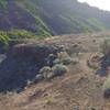 Auger Falls Trail ends at the same point as Eagle Trail, but is closer to the cliff edge.