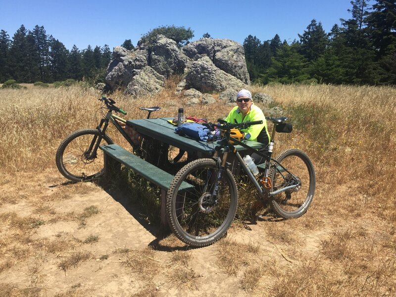 Nice lunch spot at the top.