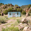 The little blue house in San Antonio.