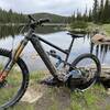 Lake view - mid-June snow is almost gone, but trails are wet and some areas pretty muddy.