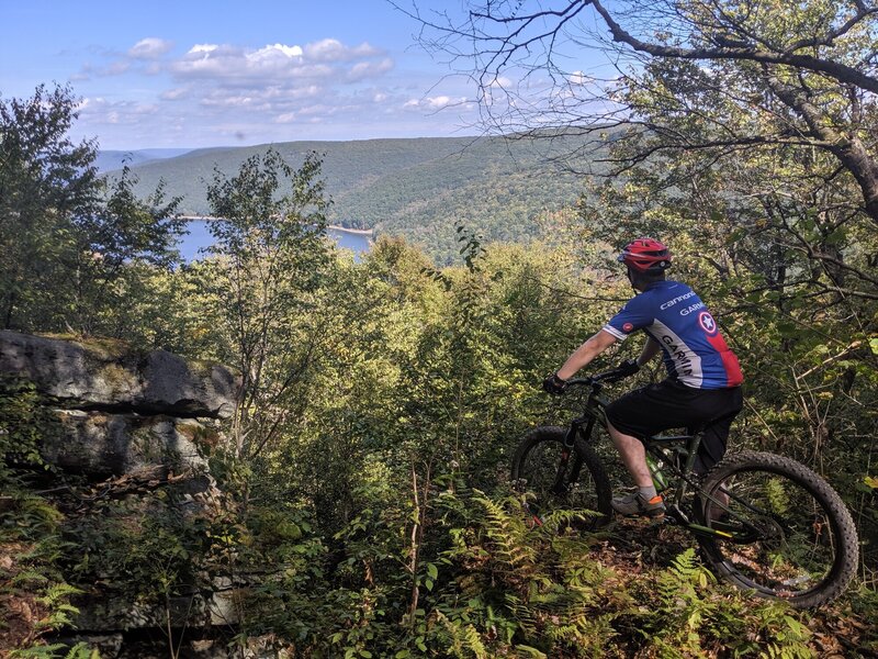 Nice overlook from the trail top of Bald Eagle.