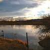 Looking West towards the flatirons from the White Rocks section of the East Boulder Trail.  These peaceful ponds were reclaimed from an old gravel mining operation.