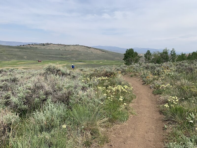 First mile of the trail (starting at Granby Ranch at the bottom).