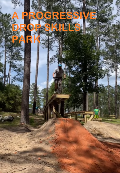 Drop Skills park and a jump skill park too right at the trailhead!