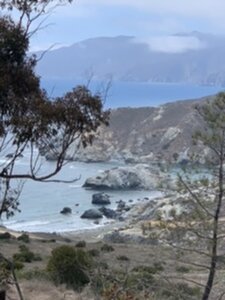 Sick view of Little Harbor Campground. Note that it's about 6 miles from the airport to Little Harbor, but all downhill.