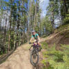 Descending Bear Ridge Trail.