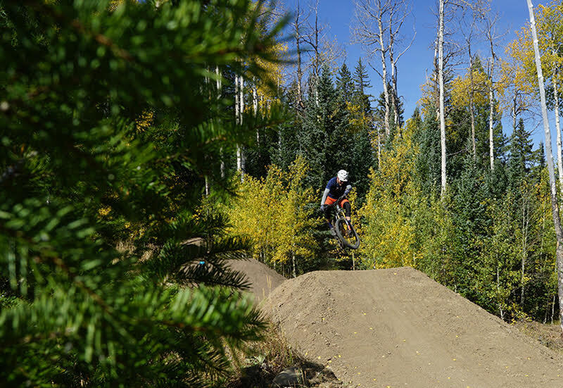 Airing out one of the table top jumps on Flying Dutch Boy.