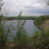 Nice overlook above north end of Tioga Mine Pit Lake.