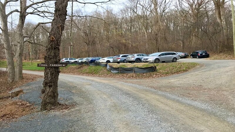 Appalachian Trail parking lot - Morgan's Mill Road.