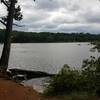 View of the lake from the one end of the trial along Hess Farm Rd.