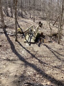 This bridge is more narrow than you think, watch your handlebars!