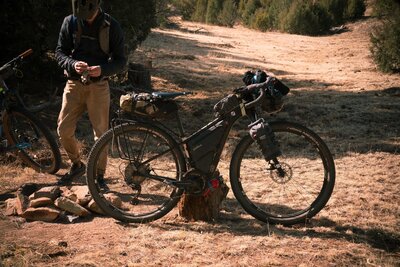 Camping on Rowe Mesa.