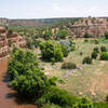 The Pecos River running past Cerito.