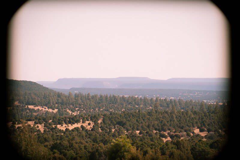 Looking towards the edge of Rowe Mesa.