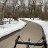 Great trail year round.  It's heavily used and multi use so if you're looking to set a land speed record this isn't the place.  This is a great connector trails to see parts of the city.