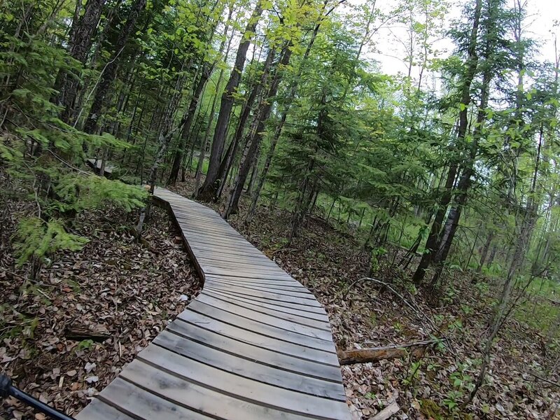 Boardwalk on Iron Powers Run.