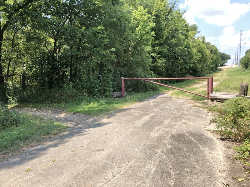 Part of trail uses an abandoned road.