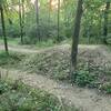 Comlara Bovine Trail. Lots of jumps and banked turns with a small pavilion and picnic table to rest between rides on the obstacles.