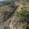 Trail after heavy monsoon rains (Aug. 2021).