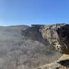 Hog face rock overlooking the Archey Fork valley.