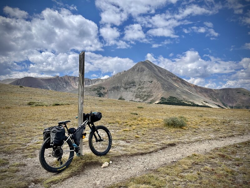 Georgia Pass- at the top of the climb.