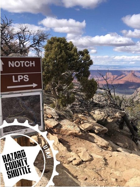 Notch or Snotch? Your choice on the Whole Enchilada Lower Section Moab Utah