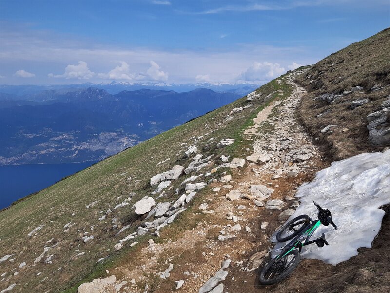 The old military trail to Bocchetta del Coal Santo