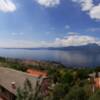 Panorama-view from the church of Albisano (elev. 310m) to the southern Lago di Garda