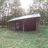 Shelter on the side of the trail