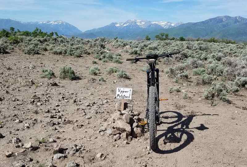 The top of Upper Potato, Avoid the rocks, go Potatoes