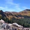 Amazing view atop the mountain along a spur trail.