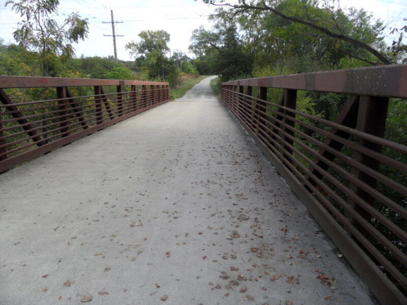 Bridge over East Branch DuPage River