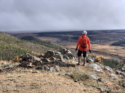 Stunning views of the valley off the access road