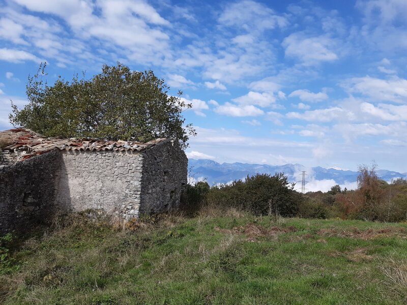 The remains of Malga La Pra (elev. 1.070m)