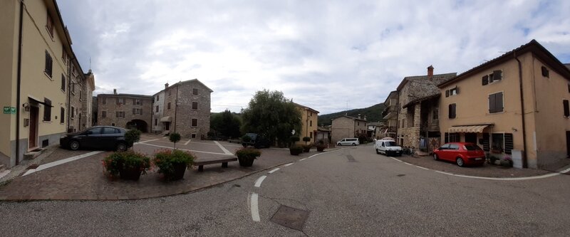 The nice central place in the old village of Lumini, there is a pretty small bar at the main road to drink a beer or a wine