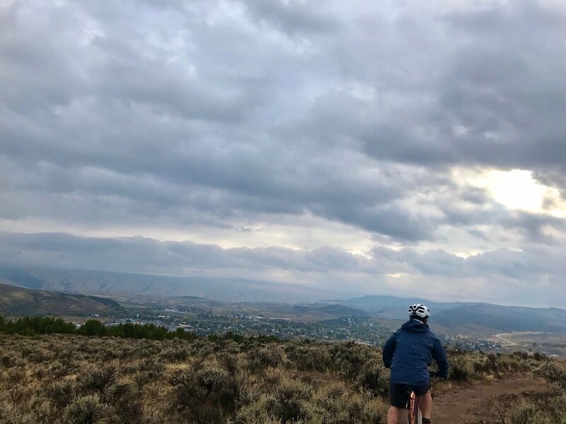 through the sagebrush