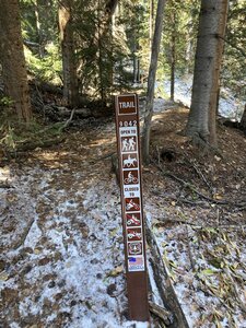 Trail 9042 intersection