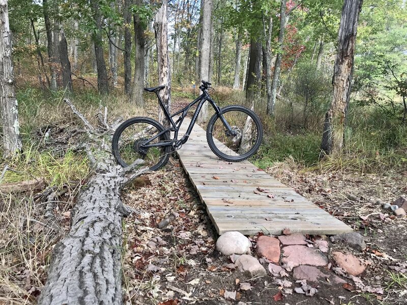 One of many newer bridges at Wildcat.