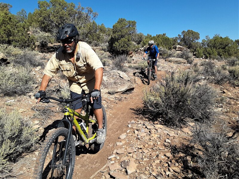 David Nixon and Steve Dike ridin' "the C"