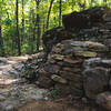 Rock feature on Narrowback West Trail