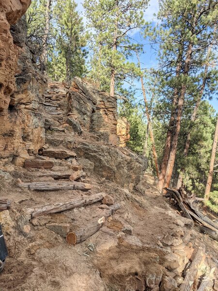 Stairs to the Lasso Loop.