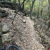 Karst trail ledge