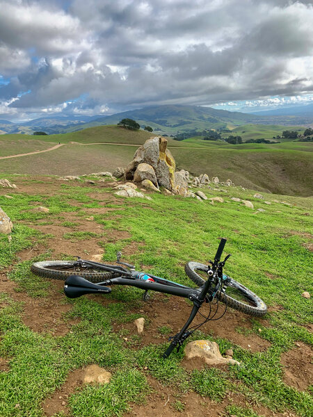 Top of Vargas rocks looking toward Mission Peak