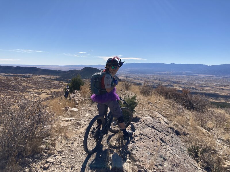 Birthday girl made it to the top of Island in the Sky.