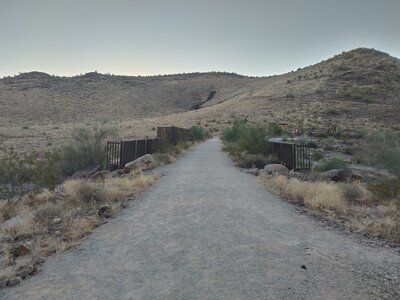 Coachwhip bridge cutoff that avoids the difficult section at the beginning of the Arrowhead Point trail near the 55th Ave parking lot.