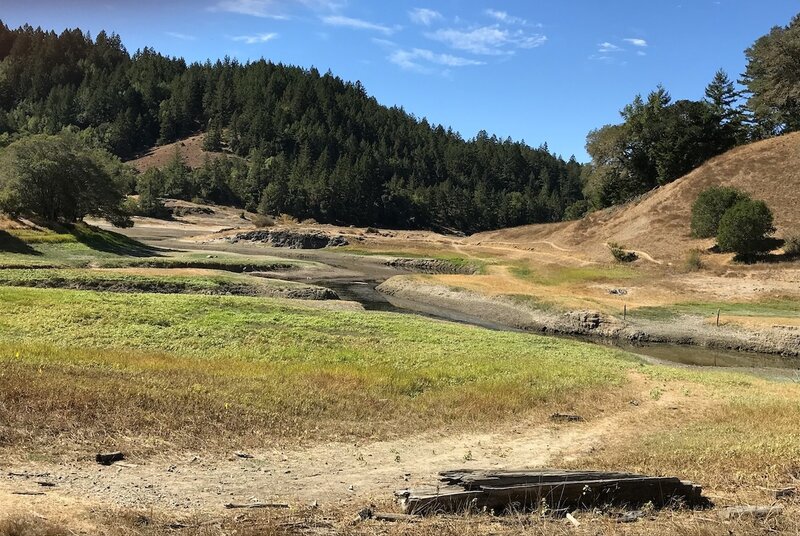 Spillway from Alpine Lake