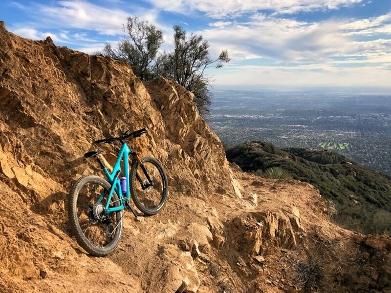 View of Los Angeles from Middle Sam Merrill trail.