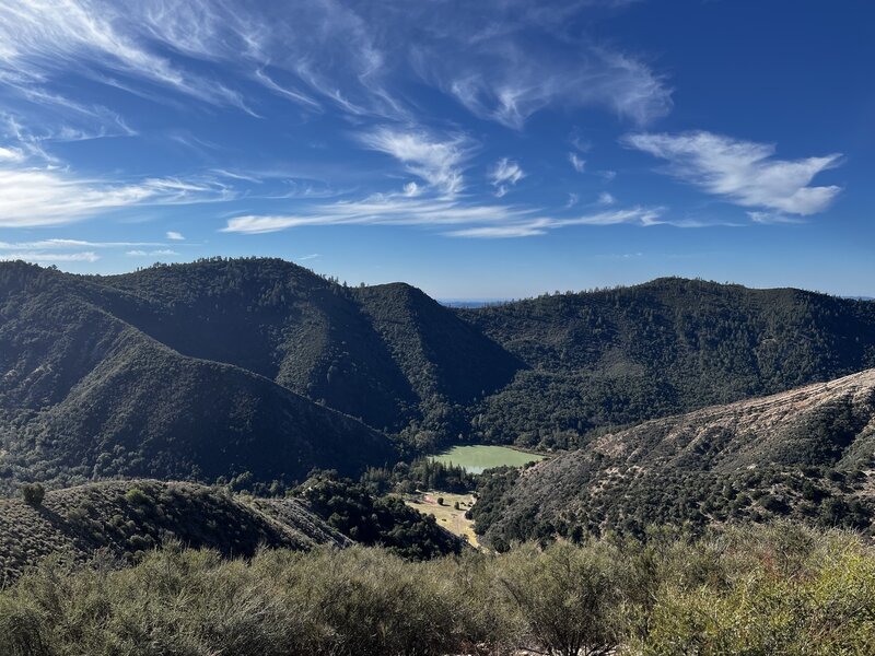 Zaca Lake from Zaca Ridge Road