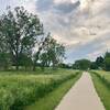 View of the trail in mid-spring.